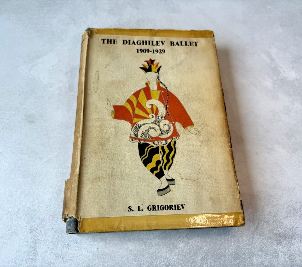 Vintage 1953 Diagheliv Russian Ballet HC Book Dancing Performing Arts Grigoriev